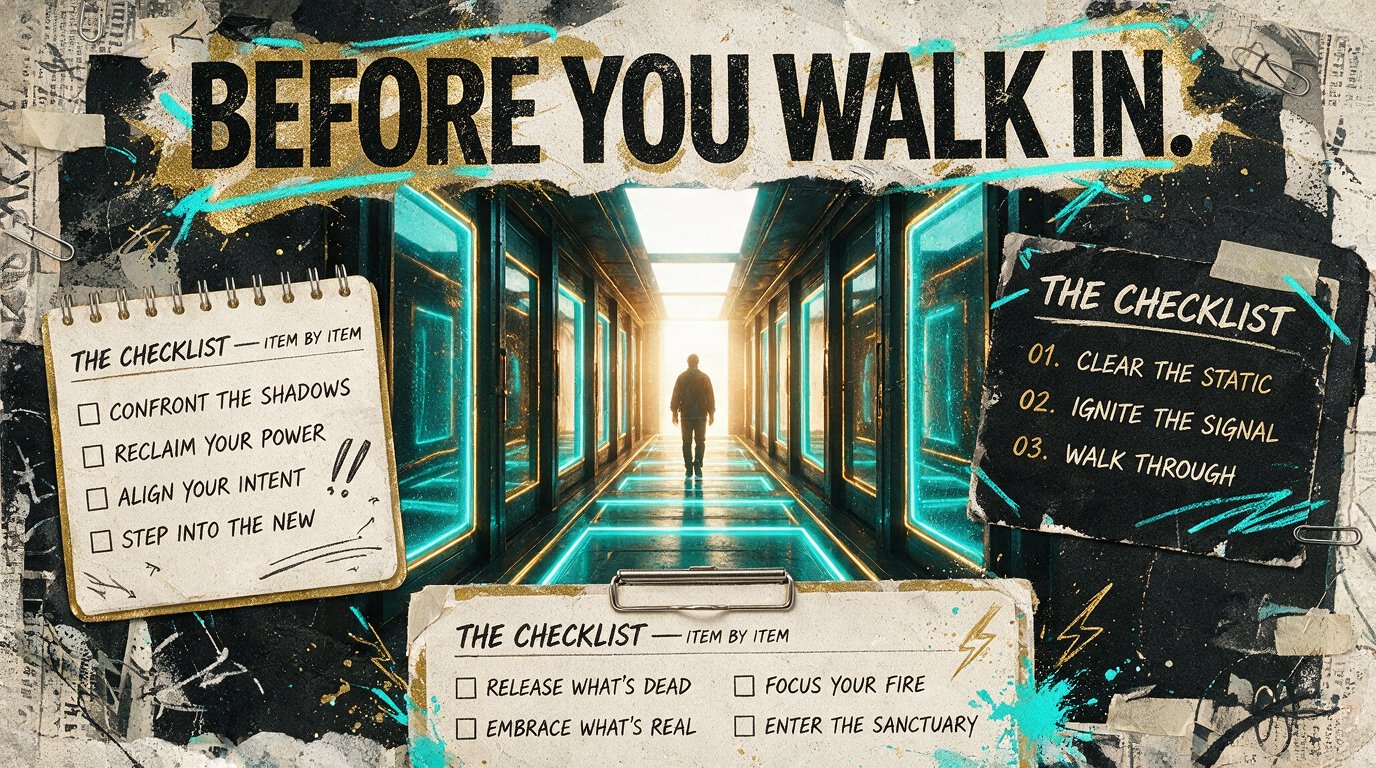 Before you walk in - the checklist, item by item