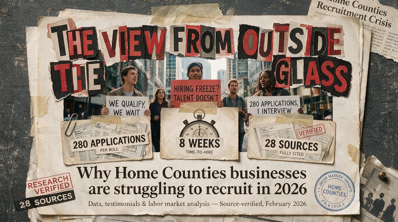 The View From Outside The Glass. Why Home Counties businesses are struggling to recruit in 2026.