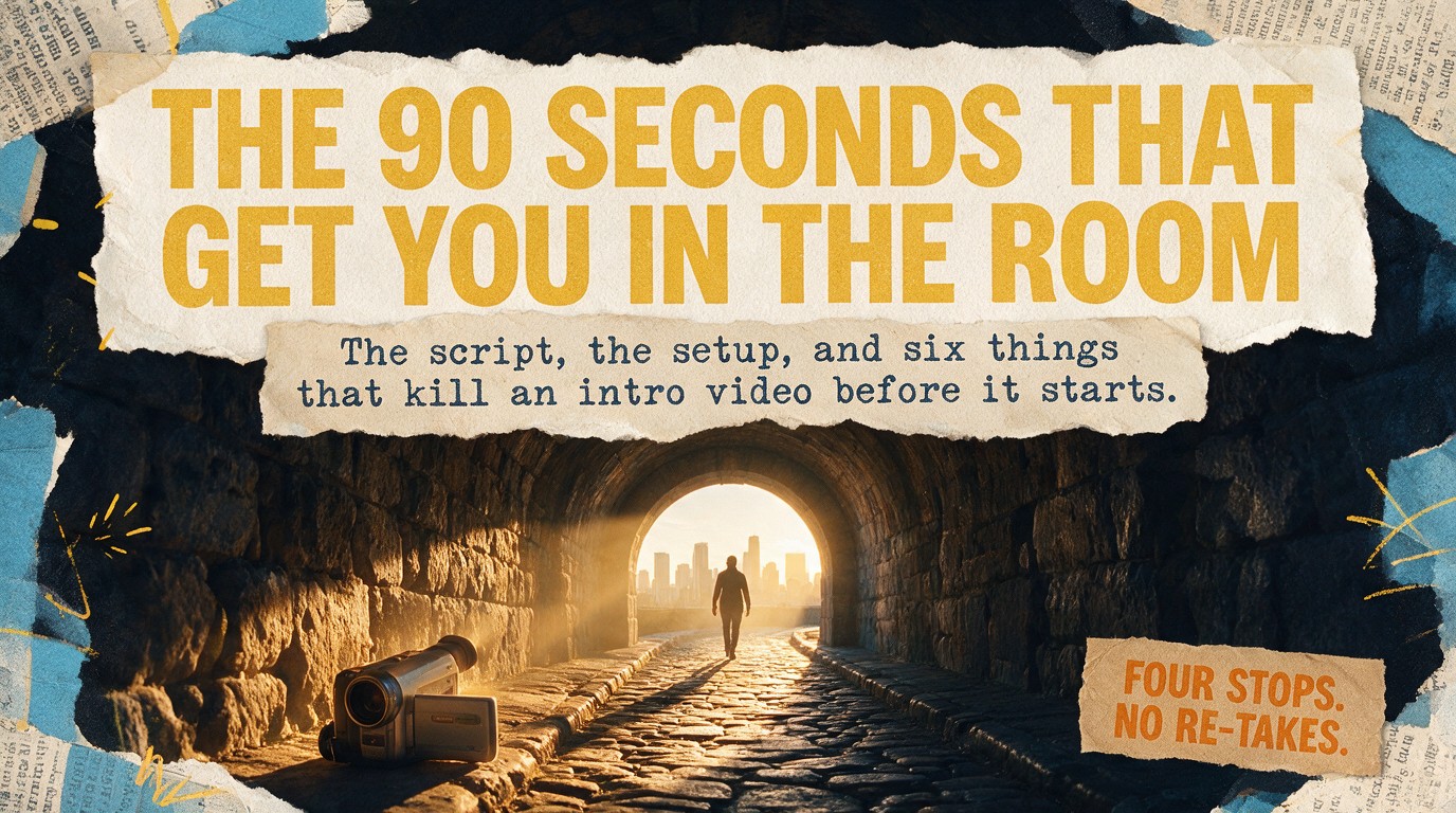 The 90 seconds that get you in the room